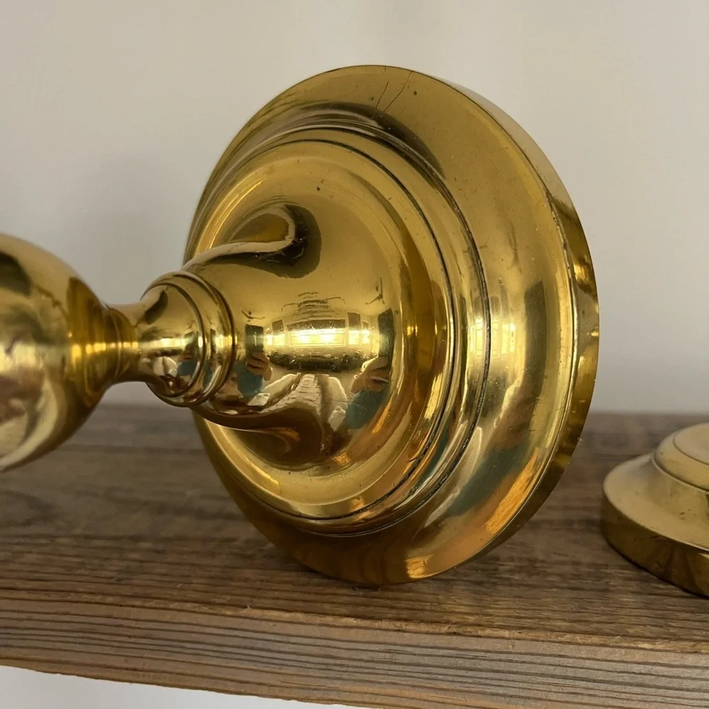 Set 2 Brass Candlesticks